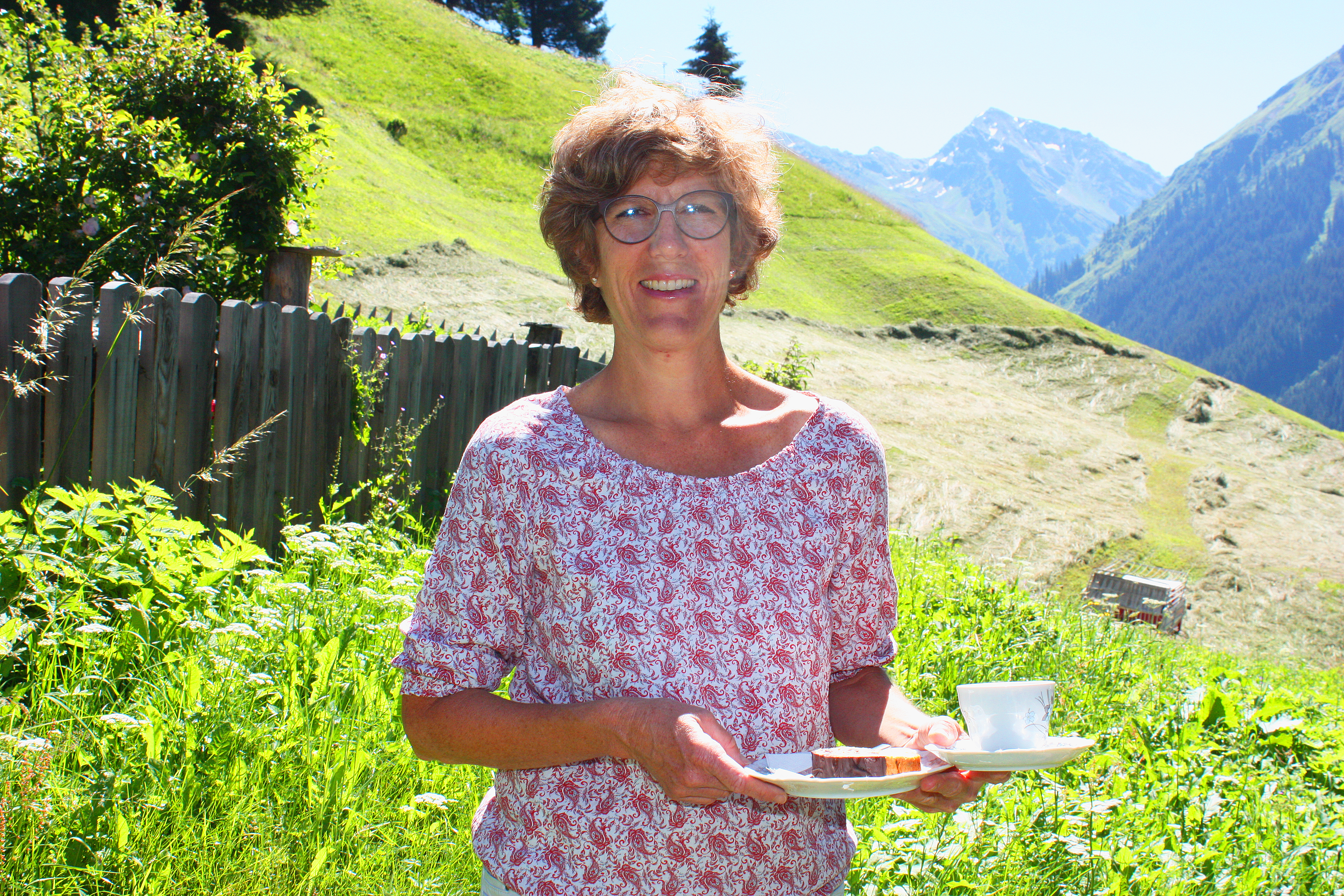 Einf&uuml;hrungsreferat Mimi Grass - von Dallas Texas in die B&uuml;ndner Berge